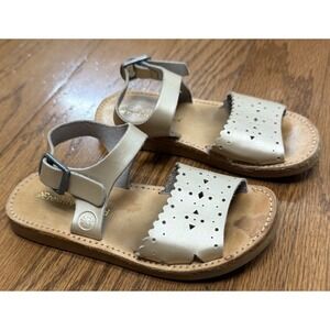 Freshly Picked Laguna Gold Leather Sandals Girls Size 9